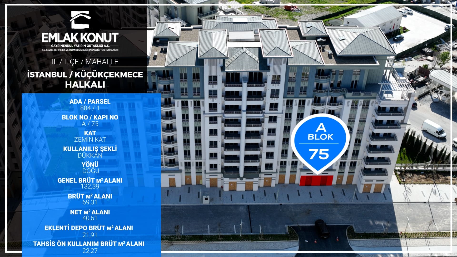 BİZİM MAHALLE 1-2 A BLOK 75 NUMARA (DÜKKAN)